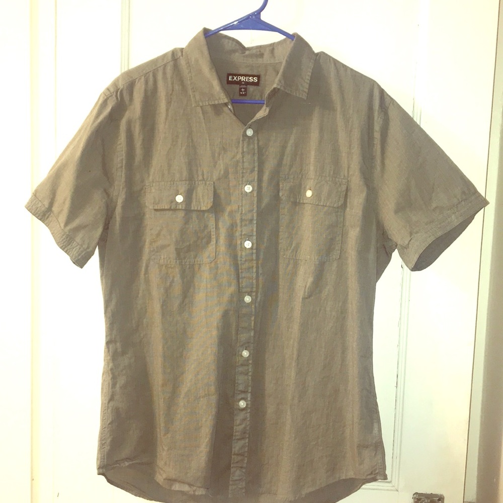 Express Short Sleeve Button Up
